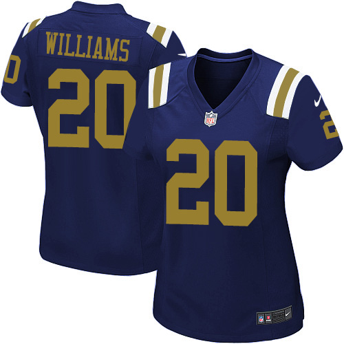 Women's Elite Marcus Williams Nike Jersey Navy Blue Alternate - #20 NFL New York Jets